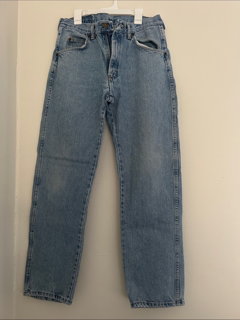 Wrangler Light Blue Straight Leg Men’s Jeans